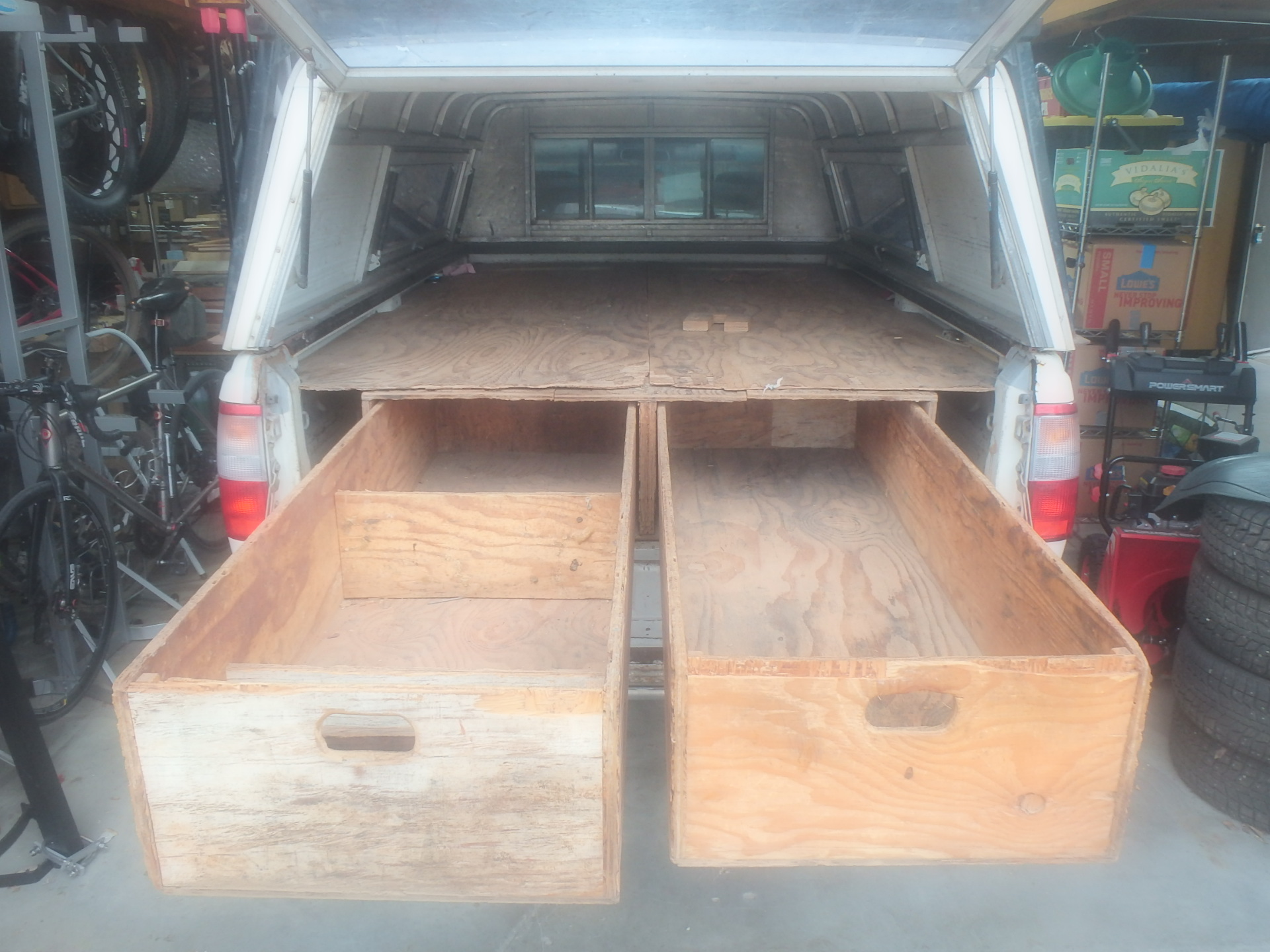 Bed drawers