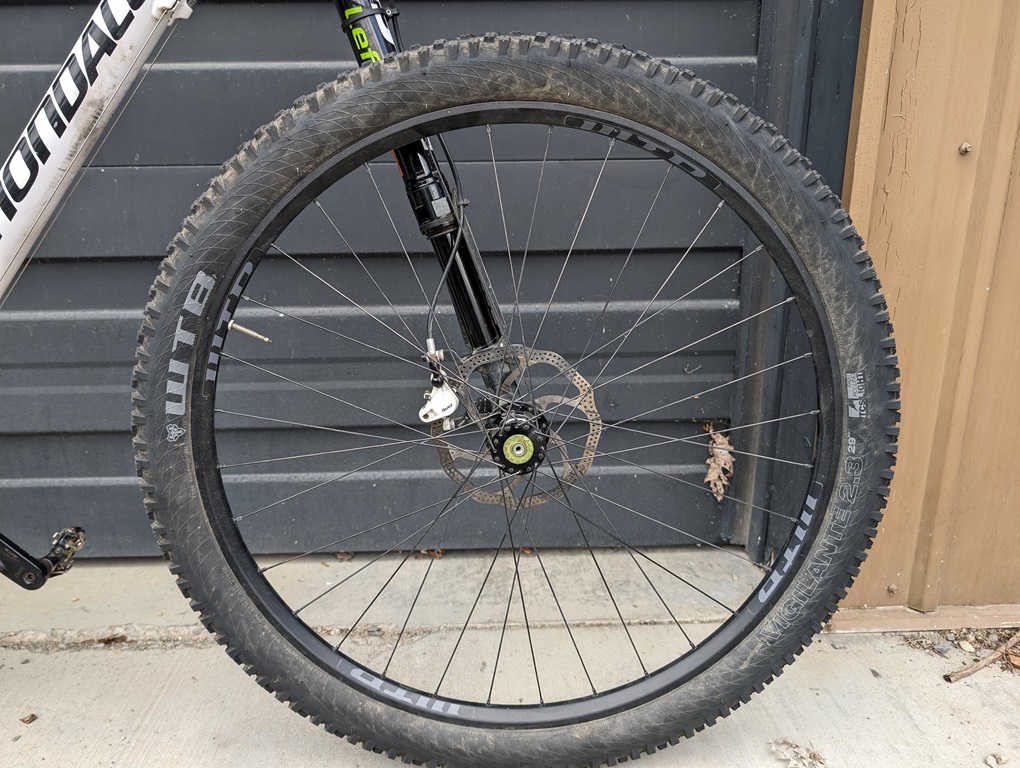 Lefty front wheel